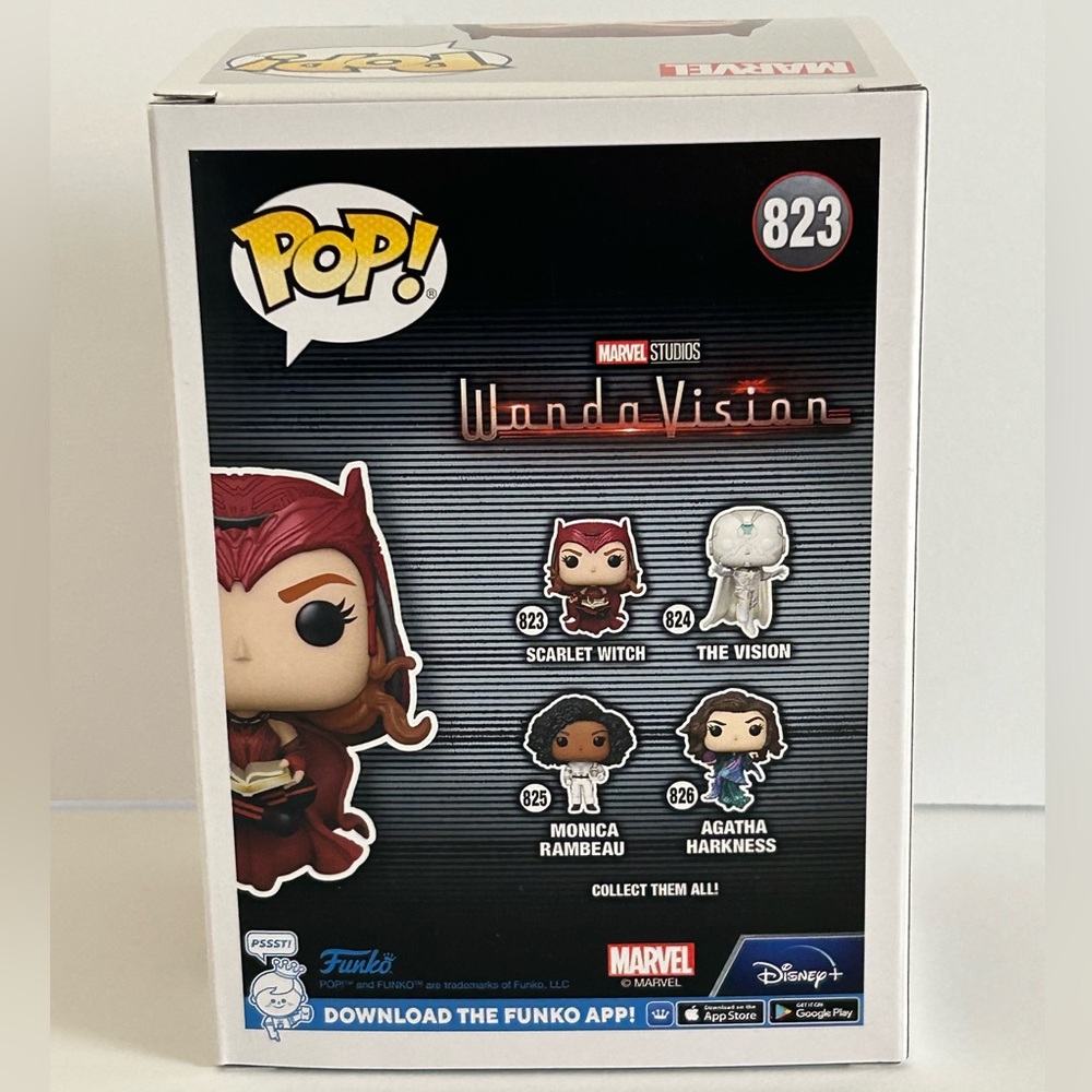 Funko Scarlet Witch #823 Red Glitter Marvel Collector Corps Exclusive - Picture 5 of 15